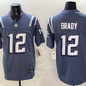 Tom Brady Blue Jersey For Men Youth
